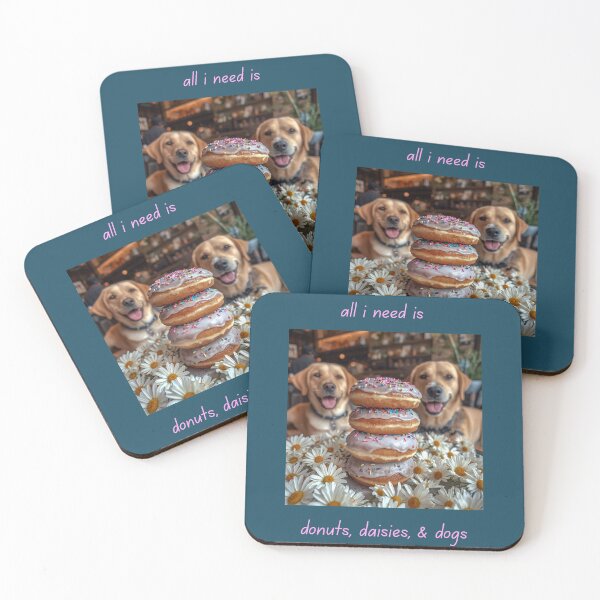 Item preview, All I need is Donuts, Daisies, and Dogs designed and sold by Nene Bird Designs.