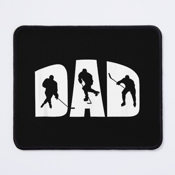 Item preview, Ice Hockey Dad Silhouette Lettering Funny Father Pride designed and sold by zamiokaline.