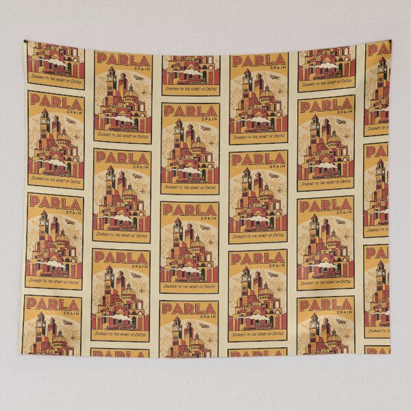 Item preview, Parla Spain 1950s Vintage Travel Tourism designed and sold by TravelersGems.