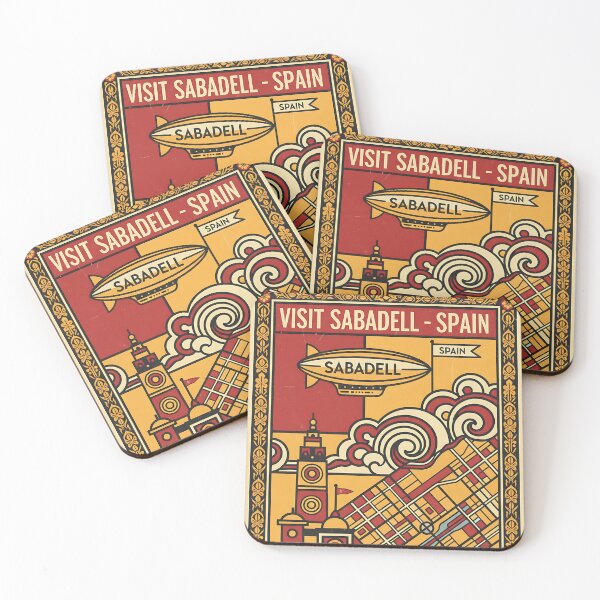 Item preview, Sabadell Spain 1950s Vintage Travel Tourism designed and sold by TravelersGems.