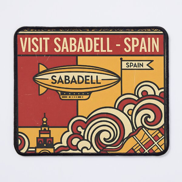 Item preview, Sabadell Spain 1950s Vintage Travel Tourism designed and sold by TravelersGems.