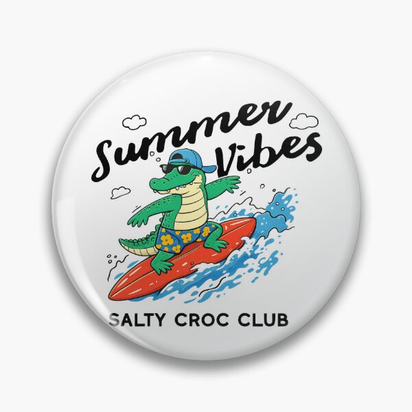Item preview, Summer Vibes Salty Croc Club designed and sold by Special-Ninja.