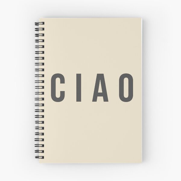 Item preview, Minimalist Ciao Italian Typography designed and sold by rygenr8.