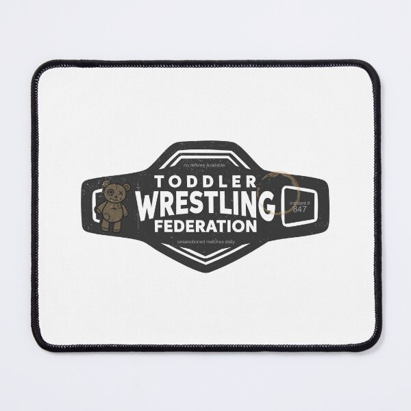 Item preview, Toddler Wrestling Federation Funny Daycare Teacher Design Black Version designed and sold by The Sticky Clipboard.