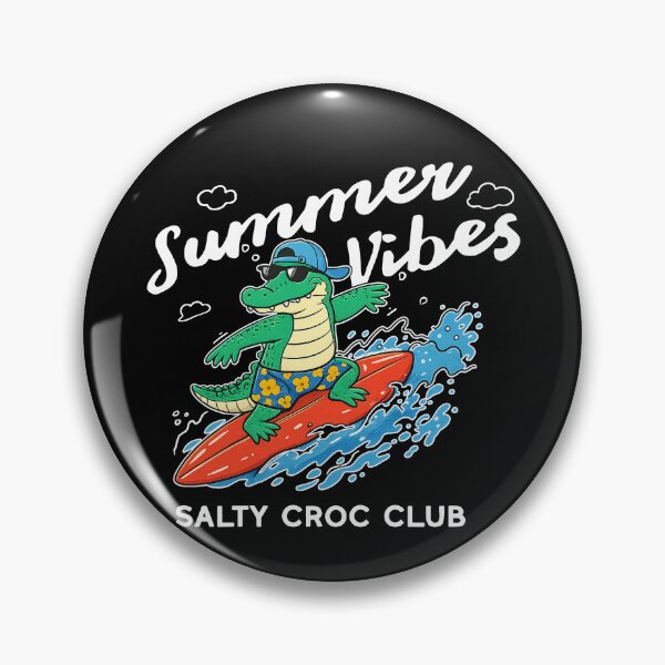 Item preview, Summer Vibes Salty Croc Club designed and sold by Special-Ninja.