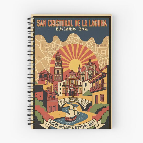 Item preview, San Cristobal de la Laguna Spain 1950s Vintage Travel Tourism designed and sold by TravelersGems.