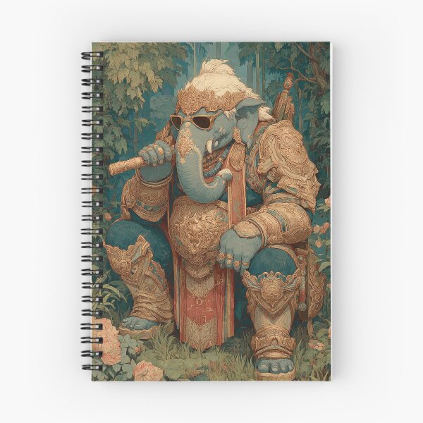 Item preview, Ganesha Mythical Warrior Contemporary Sacred Art designed and sold by PANNARUK THAILAND.