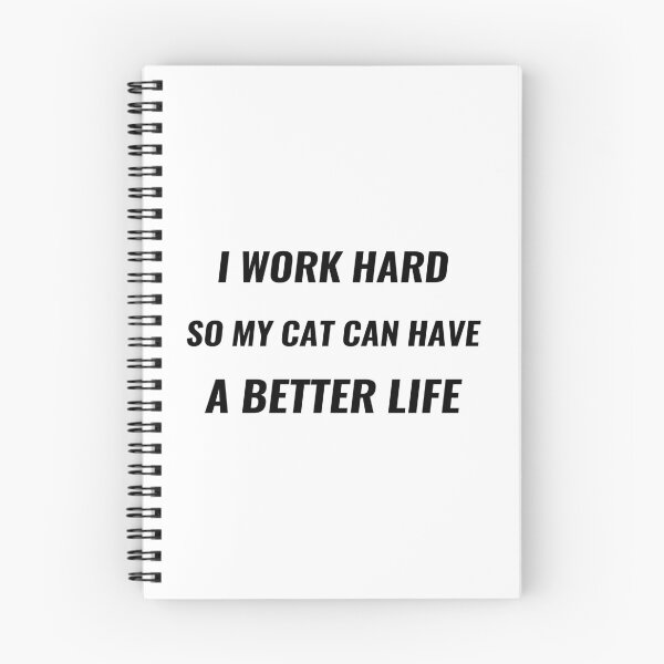Item preview, I Work Hard So My Cat Can Have A Better Life T-Shirt – Funny Pet Owner Tee | Uncle Jichuan designed and sold by Uncle-Jichuan.