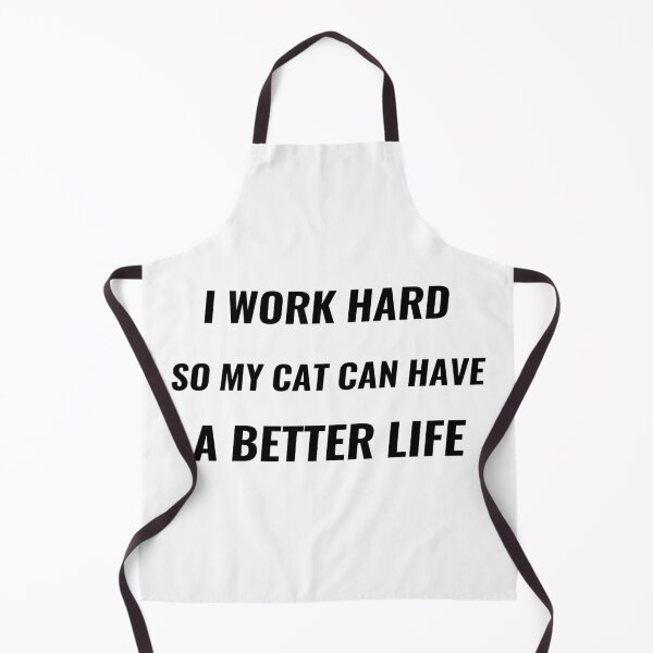 Item preview, I Work Hard So My Cat Can Have A Better Life T-Shirt – Funny Pet Owner Tee | Uncle Jichuan designed and sold by Uncle-Jichuan.