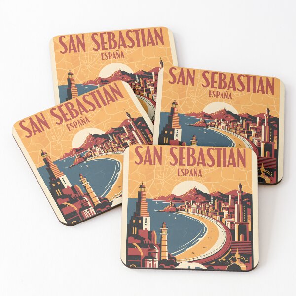 Item preview, San Sebastian Spain 1950s Vintage Travel Tourism designed and sold by TravelersGems.