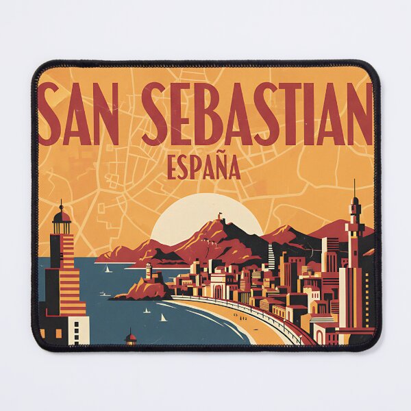 Item preview, San Sebastian Spain 1950s Vintage Travel Tourism designed and sold by TravelersGems.