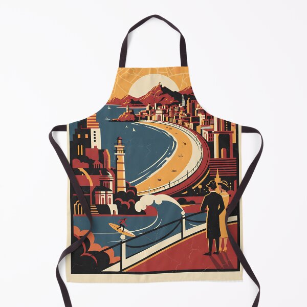 Item preview, San Sebastian Spain 1950s Vintage Travel Tourism designed and sold by TravelersGems.