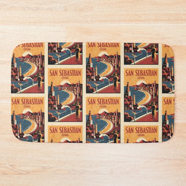 Item preview, San Sebastian Spain 1950s Vintage Travel Tourism designed and sold by TravelersGems.