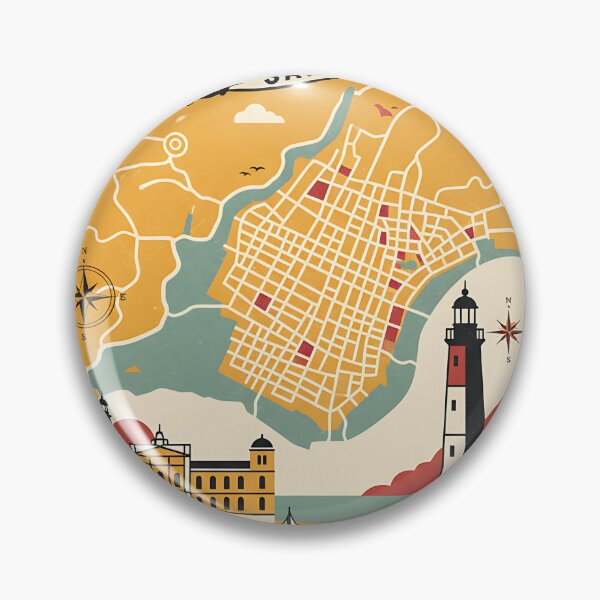 Item preview, Santander de la Laguna Spain 1950s Vintage Travel Tourism designed and sold by TravelersGems.