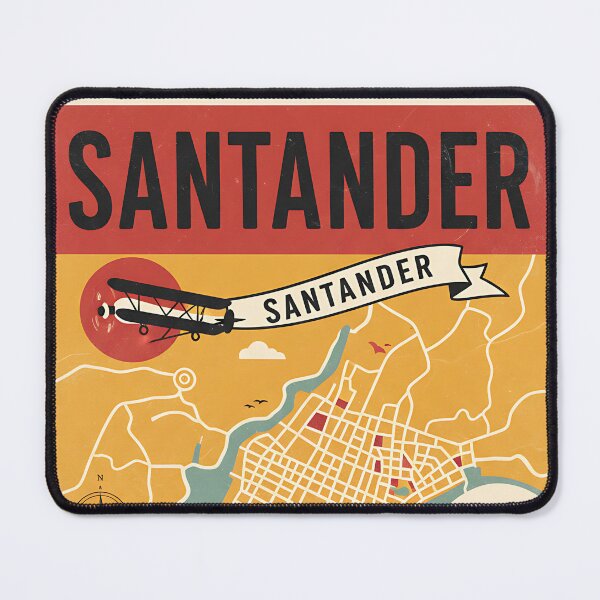 Item preview, Santander de la Laguna Spain 1950s Vintage Travel Tourism designed and sold by TravelersGems.