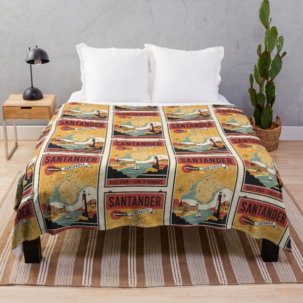 Item preview, Santander de la Laguna Spain 1950s Vintage Travel Tourism designed and sold by TravelersGems.