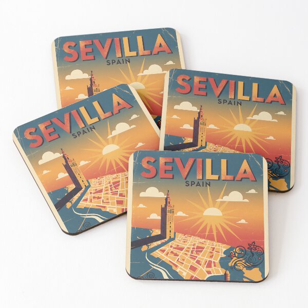 Item preview, Sevilla Spain 1950s Vintage Travel Tourism designed and sold by TravelersGems.