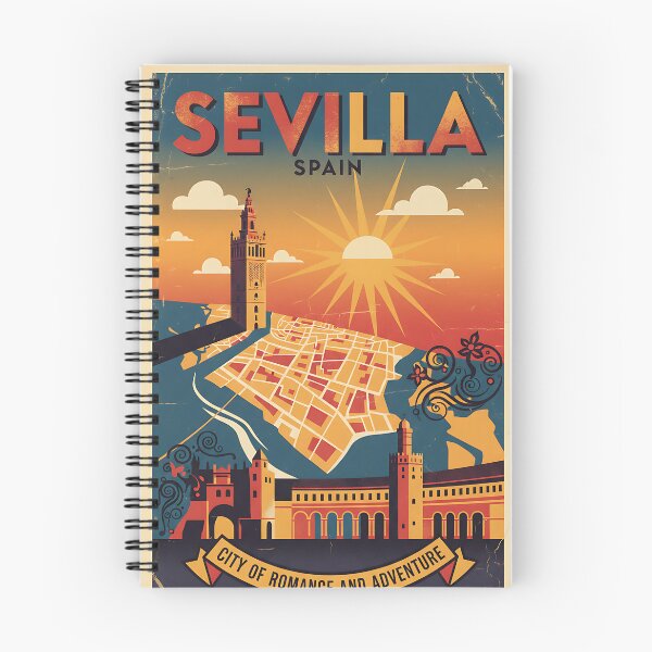 Item preview, Sevilla Spain 1950s Vintage Travel Tourism designed and sold by TravelersGems.