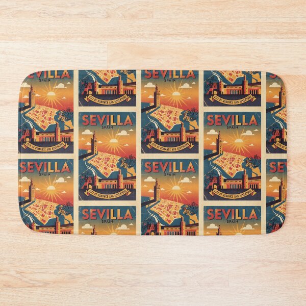 Item preview, Sevilla Spain 1950s Vintage Travel Tourism designed and sold by TravelersGems.