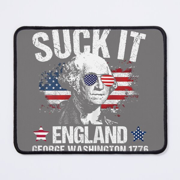 Item preview, Men's Suck-It England Funny 4th July George Washington 1776 designed and sold by KristineLi.