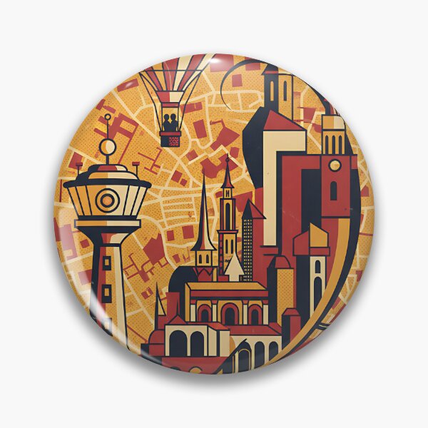 Item preview, Torrejon de Ardoz Spain 1950s Vintage Travel Tourism designed and sold by TravelersGems.