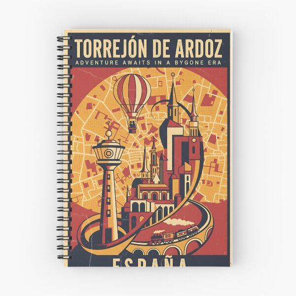 Item preview, Torrejon de Ardoz Spain 1950s Vintage Travel Tourism designed and sold by TravelersGems.