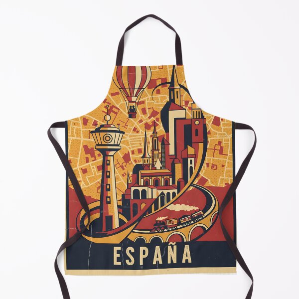 Item preview, Torrejon de Ardoz Spain 1950s Vintage Travel Tourism designed and sold by TravelersGems.