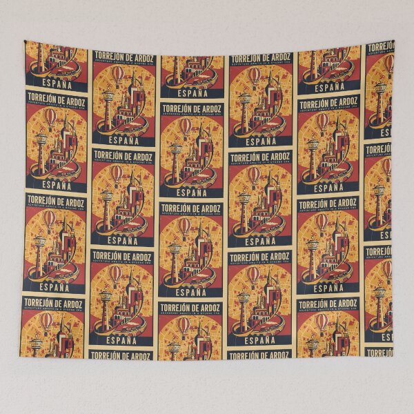 Item preview, Torrejon de Ardoz Spain 1950s Vintage Travel Tourism designed and sold by TravelersGems.