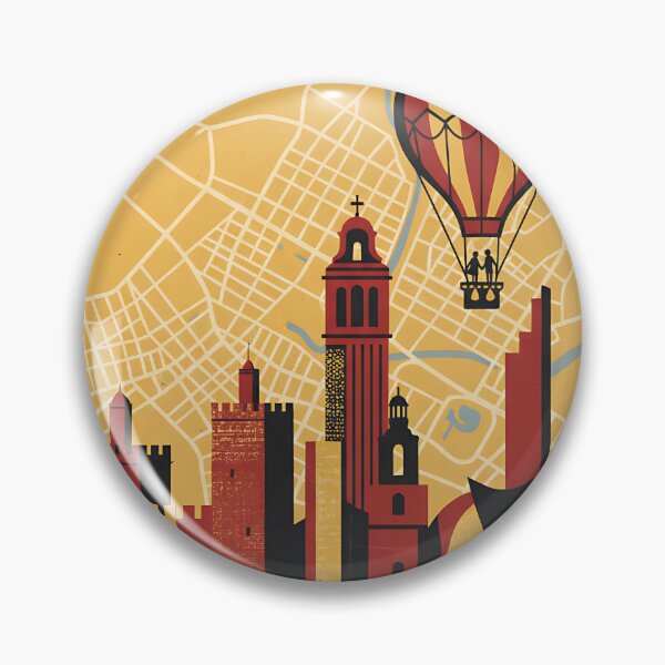 Item preview, Valencia Spain 1950s Vintage Travel Tourism designed and sold by TravelersGems.