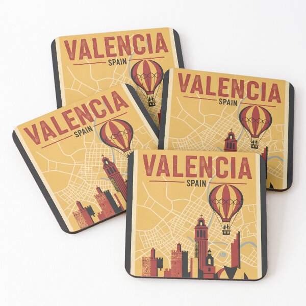 Item preview, Valencia Spain 1950s Vintage Travel Tourism designed and sold by TravelersGems.