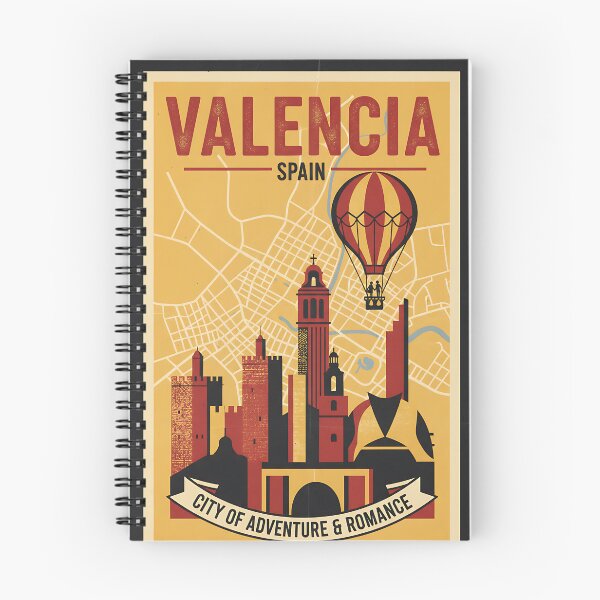 Item preview, Valencia Spain 1950s Vintage Travel Tourism designed and sold by TravelersGems.