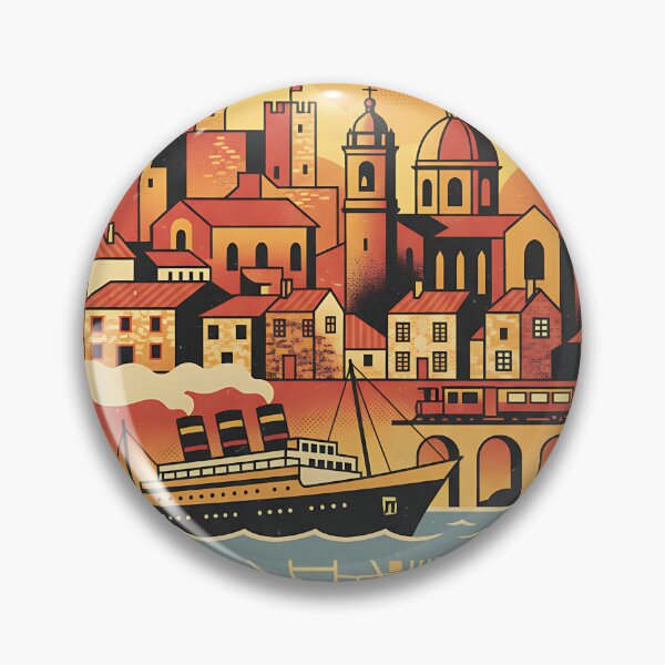 Item preview, Vigo Spain 1950s Vintage Travel Tourism designed and sold by TravelersGems.