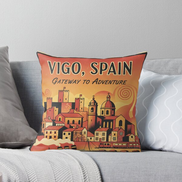 Item preview, Vigo Spain 1950s Vintage Travel Tourism designed and sold by TravelersGems.