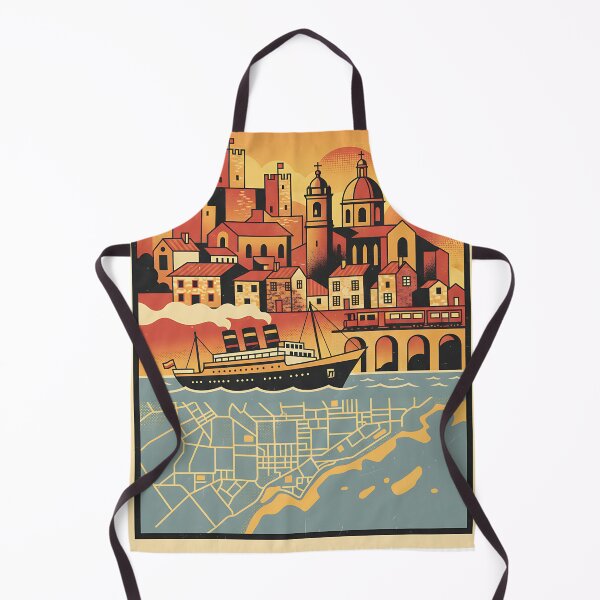 Item preview, Vigo Spain 1950s Vintage Travel Tourism designed and sold by TravelersGems.