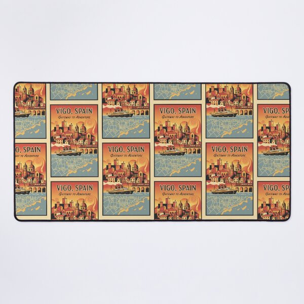 Item preview, Vigo Spain 1950s Vintage Travel Tourism designed and sold by TravelersGems.