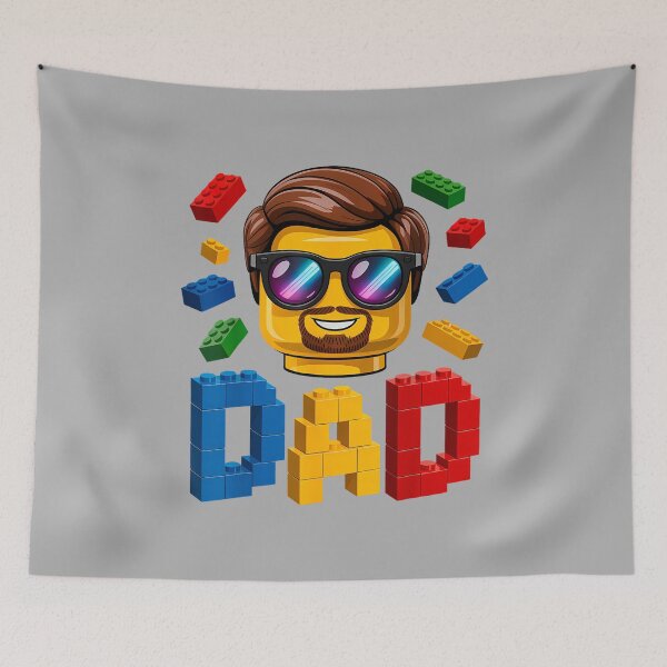 Item preview, Family Dad Master Builder Building Bricks Blocks Fathers Day_5 designed and sold by ArleneRowe.