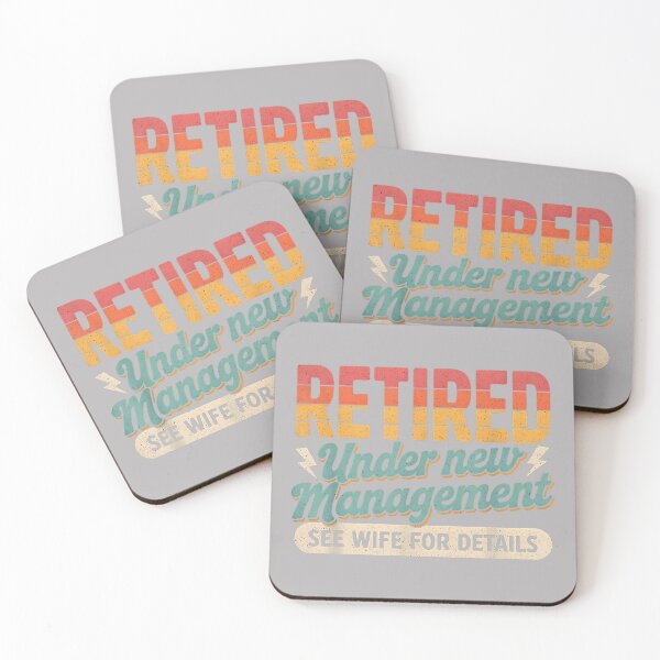 Item preview, Retired Under New Management Retirement Men Dad Fathers Day designed and sold by GreggRoss.