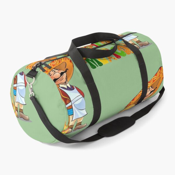 Item preview, Traditional Mexican Man Holding Taco Cartoon designed and sold by A touch of creativity.