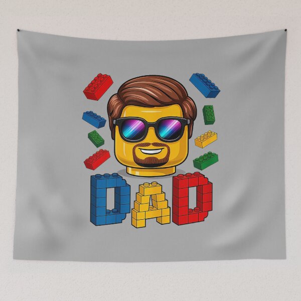 Item preview, Family Dad Master Builder Building Bricks Blocks Fathers Day_6 designed and sold by ArleneRowe.