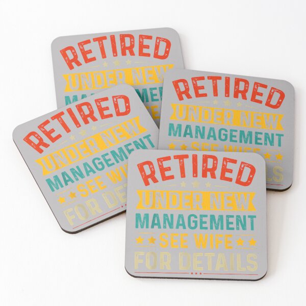 Item preview, Retired Under New Management See Wife Retirement Men Dad_2 designed and sold by GreggRoss.