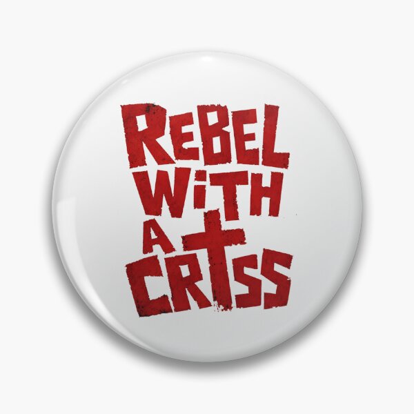 Item preview, Rebel With A Cross Gritty Christian Tee designed and sold by PhylonBoxx.