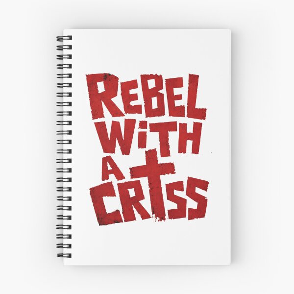 Item preview, Rebel With A Cross Gritty Christian Tee designed and sold by PhylonBoxx.