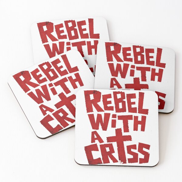 Item preview, Rebel With A Cross Gritty Christian Tee designed and sold by PhylonBoxx.
