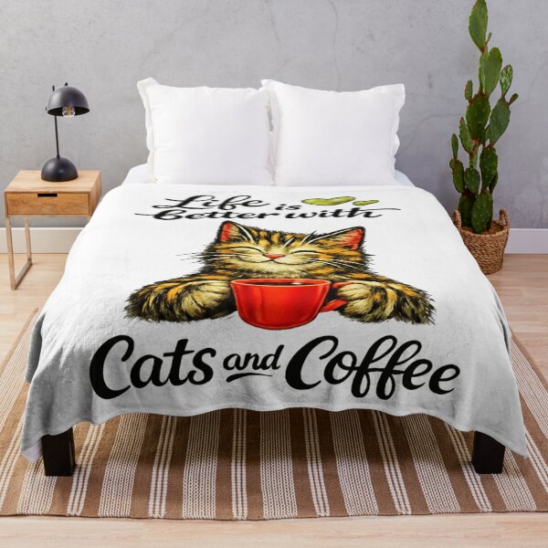 Item preview, Life Is Better With Cats and Coffee designed and sold by NAB04.