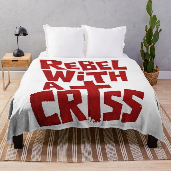 Item preview, Rebel With A Cross Gritty Christian Tee designed and sold by PhylonBoxx.