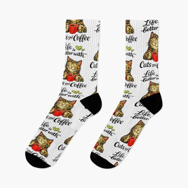 Item preview, Life Is Better With Cats and Coffee designed and sold by NAB04.