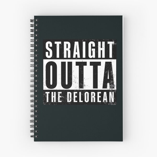 Item preview, Straight Outta The Delorean - Back to the future  designed and sold by Hello Bee Bee.