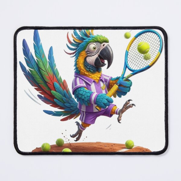 Item preview, FUNNY TENNIS MACAW designed and sold by likbatonboot.