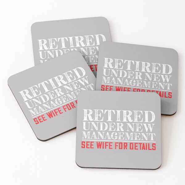 Item preview, Retired Under New Management See Wife Retirement Men Dad_3 designed and sold by GreggRoss.