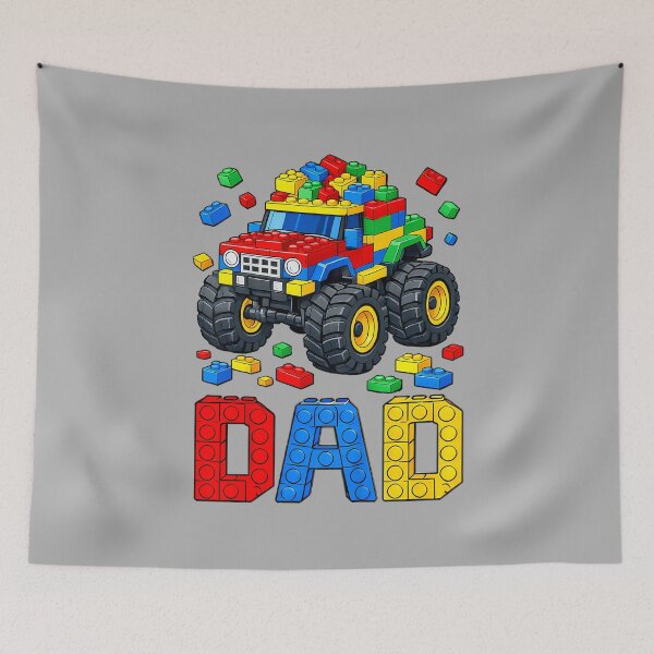 Item preview, Family Dad Master Builder Building Bricks Blocks Fathers Day designed and sold by ArleneRowe.